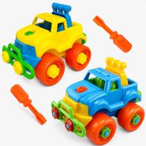 Brinquedo Monta E Desmonta Jeep Com Chave Kit Com 2 Peças Brinquedo Monta E Desmonta Jeep Com Chave Kit Com 2 Peças