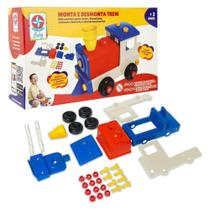 Brinquedo Monta e Desmonta Trem 33 Pecas Veiculo de Brinquedo - Estrela Brinquedo Monta e Desmonta Trem 33 Pecas Veiculo de Brinquedo - Estrela