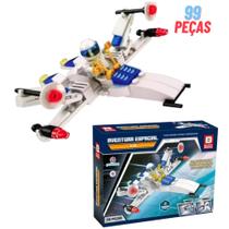 Brinquedo Montar Avião Educativo Infantil 99 Pçs - Polibrinq
