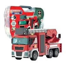 Brinquedo montar bombeiro 95 pçs car611 polibrinq
