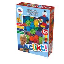 Brinquedo Montar Clikt Engrenagens Educativo 100 Peças