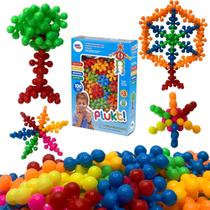Brinquedo Montar Criativo Educativo Inclusivo 100 Peças Estrela Plukt Presente Natal 3+Anos