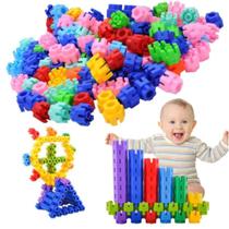 Brinquedo Montar Infantil Interativo Bloco Hexagonais Encaixar - Aimportz