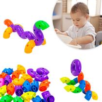 Brinquedo Montar Interativo - Plástico Tubos Coloridos