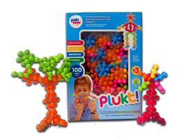 Brinquedo montar plukt engrenagens educativo criativo 100 pçs - Paki Toys
