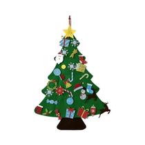 Brinquedo Montessori 32 Peças DIY Árvore De Natal De Feltro Quadro De Atividades Presente Para