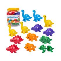 Brinquedo Montessori de Dinossauro com Balde de Armazenamento para Crianças