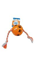 Brinquedo mordedor bola com corda para cachorro (cores sortidas) - PetGrows