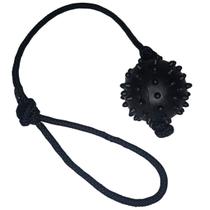 Brinquedo Mordedor Bola Cravo 8cm Maciça Corda Resistente