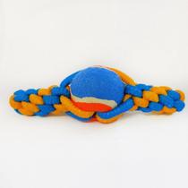 Brinquedo Mordedor Cachorro Corda Pet Bola Tênis Cães DOG002