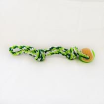 Brinquedo Mordedor Cachorro Corda Pet Bola Tênis Cães DOG005