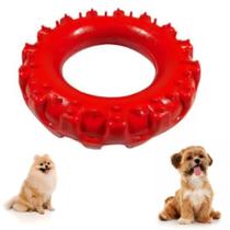 Brinquedo Mordedor Cachorro Interativo Pequeno Pneu Durapet
