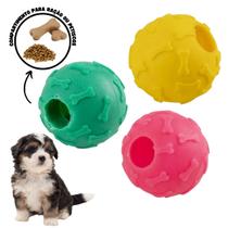 Brinquedo Mordedor Cachorro Pet Bola Porta Petisco Snacks Brinquedo Mordedor Cachorro Pet Bola Porta Petisco Snacks