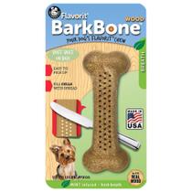 Brinquedo Mordedor Cães Pet Qwerks Bark Bone Madeira Menta P