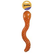 Brinquedo Mordedor Cobra Recheável Treat Sound em TPR com Som para Cães - Pequeno - Jambo Pet