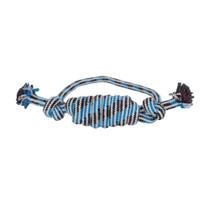 Brinquedo Mordedor Corda para Cães - Azul/ Preto