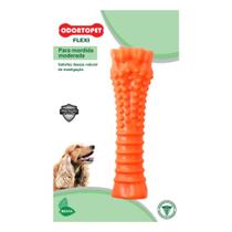 Brinquedo Mordedor de cachorro Osso Super Resistente Odontopet Flexi T Bone Sabor Menta para Cães Raças Grandes
