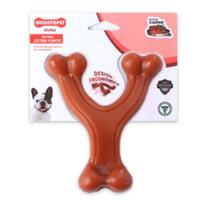 Brinquedo Mordedor de cachorro super resistente Odontopet Dura Wishbone carne Mordida Extra Forte Cães até 15 Kg Brinquedo Mordedor de cachorro super resistente Odontopet Dura Wishbone carne Mordida Extra Forte Cães até 15 Kg