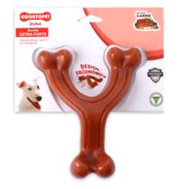 Brinquedo Mordedor de cachorro super resistente Odontopet Dura Wishbone carne Mordida Extra Forte Cães até 22Kg Brinquedo Mordedor de cachorro super resistente Odontopet Dura Wishbone carne Mordida Extra Forte Cães até 22Kg