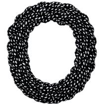 Brinquedo Mordedor de corda para cães Rope Tire Argola Pneu redondo de corda Chalesco 16cm