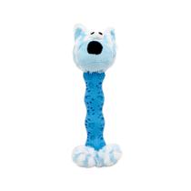 Brinquedo Mordedor de Pelúcia com Apito Azul Germanhart
