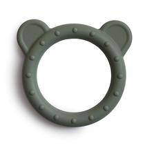 Brinquedo Mordedor de Silicone para Bebês mushie Urso Tomilho Seco Brinquedo Mordedor de Silicone para Bebês mushie Urso Tomilho Seco