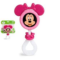 Brinquedo Mordedor e Chocalho para Bebe Minnie Disney Baby Elka