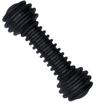 Brinquedo Mordedor Halter Maciço Preto Grande Pet Resistente