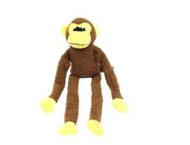 Brinquedo Mordedor Macaco Pelucia Marrom