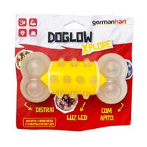 Brinquedo Mordedor Osso com Led Doglow Para Cães Germanhart