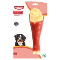 Brinquedo Mordedor Osso Coxa Dura Big Cães Raças Grandes Mordida Extra Forte Odontopet