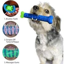 Brinquedo Mordedor Osso Massageador Gengiva Removedor Tártaros Escova de Dente Para Cachorro Cão Pets - Chewbrush