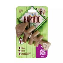 Brinquedo Mordedor Osso Peixe Bamboo Toys Para Cães Sabor Bacon - Truqys Pets
