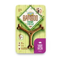 Brinquedo Mordedor Osso Y de Bambu para Cães - Tamanho P - O Cãoselheiro