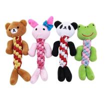 Brinquedo Mordedor Para Cães Pelúcia Corda E Apito Petnes Brinquedo Mordedor Para Cães Pelúcia Corda E Apito Petnes