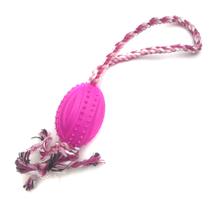 Brinquedo Mordedor Para Cão Puxador Corda Cachorro - rosa