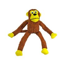 Brinquedo Mordedor Pelúcia Macaco Grande Com Apito
