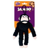 Brinquedo Mordedor Pelúcia Macaco Mini Preto - Tam. Único