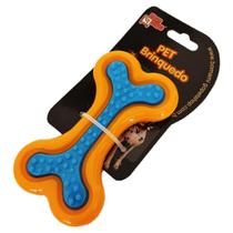 Brinquedo Mordedor Pet Cachorro Osso nylon Bicolor