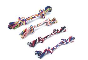 Brinquedo Mordedor Pet Corda Cães Dental 16cm Resistente