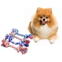 Brinquedo Mordedor Pet Corda Médio Para Cães Dental Bone