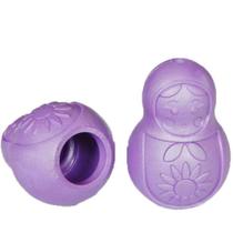 Brinquedo Mordedor Pet Games Bonequinha Lilás