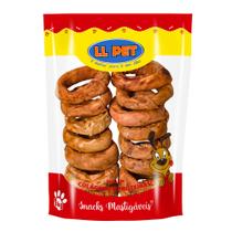 Brinquedo mordedor petisco snacks osso donut bacon para todas as raças e tamanhos crocante e palatavel pacote 1kg