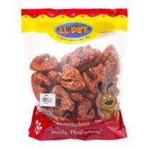 Brinquedo mordedor petisco snacks osso pet asa de frango para caes ou cachorro de todas as raças e tamanho crocante e palatavel pacote 1kg