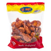 Brinquedo mordedor petisco snacks osso pet coxa de frango para cães ou cachorro de todas raças e tamanhos crocante e palatavel pacote 1kg