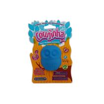 Brinquedo Mordedor Recheável Corujinha Pet Azul Tam M Games