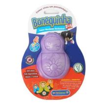 Brinquedo mordedor recheável para cachorro Pet Games Bonequinha Lilas Médio