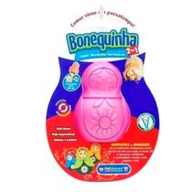 Brinquedo mordedor recheável para cachorro Pet Games Bonequinha Rosa Médio