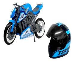 Brinquedo Moto C/Capacete Protork Usual Naked