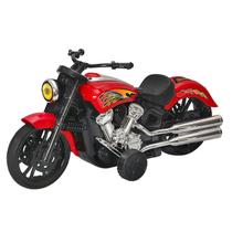 Brinquedo Moto Chopper Grande 37cm Com App Jogo - Bs Toys